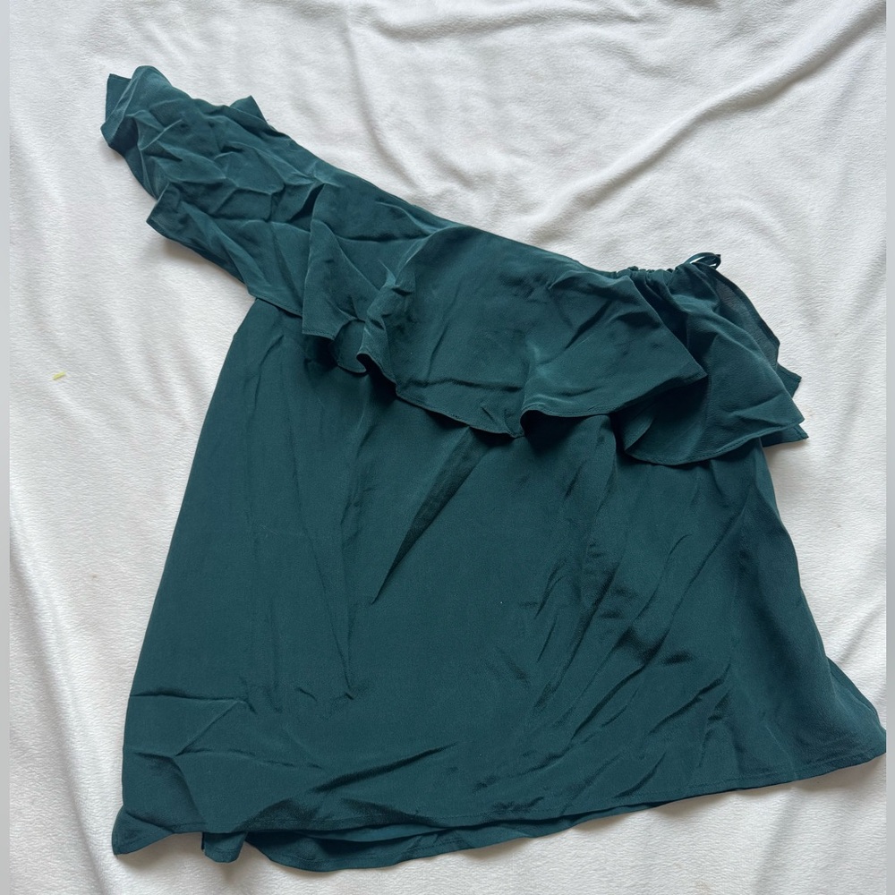 100% Silk Maeve external (Anthropologie) one shoulder top